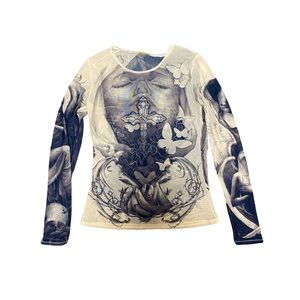 Amazing vintage mesh top